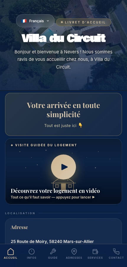 Livret d'accueil numérique